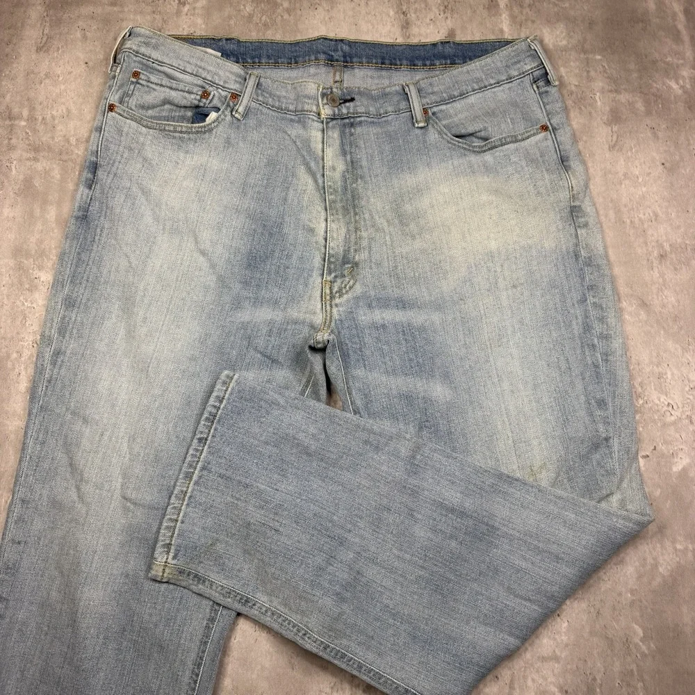 Levi’s 541 Athletic Taper Jeans Men’s 40x30 Light Wash Stretch Denim Blue Work